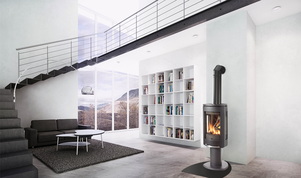 poêles scandinaves - JOTUL F400 - CHEMINÉES BARBIER