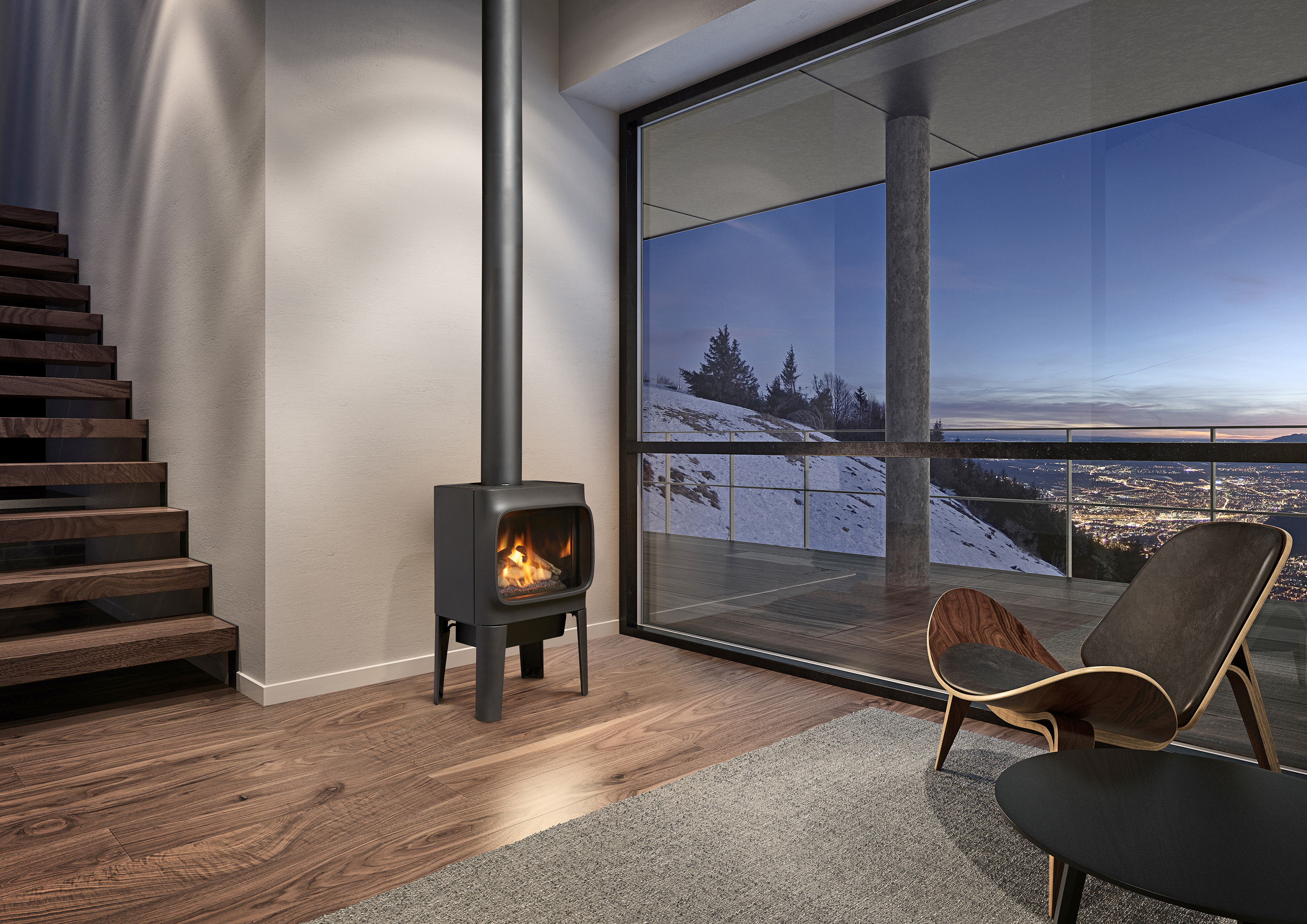 Jøtul GF 305 Direct Vent Gas Stove | Cast Iron Stoves