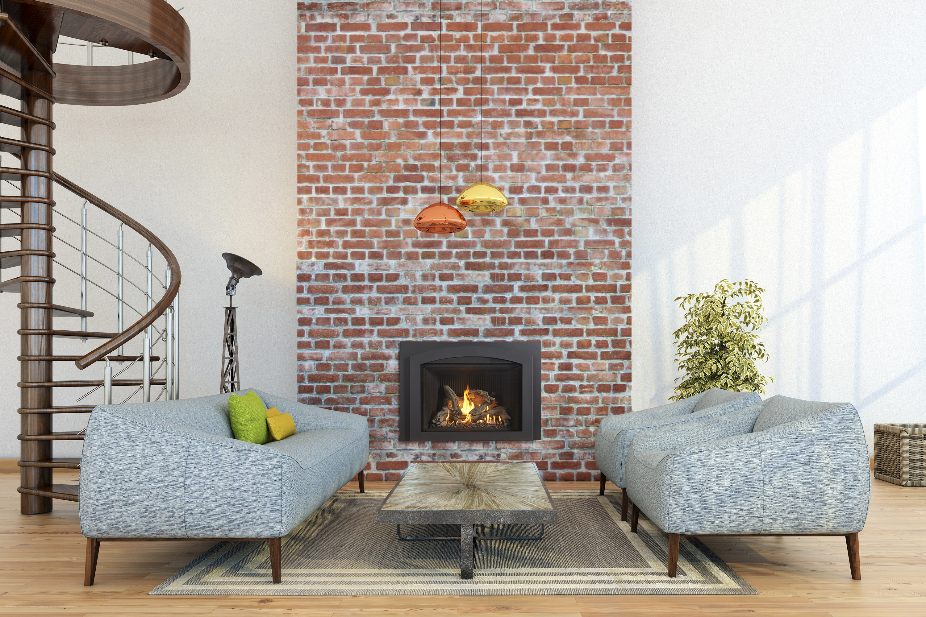 Jøtul GI 635 Newcastle Modern Gas Fireplace Insert