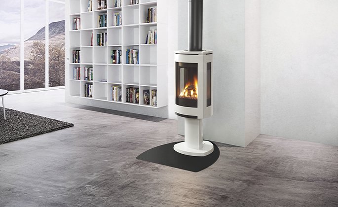 Scandinavian Wood Stoves Gas, Round Wood Stoves Canada